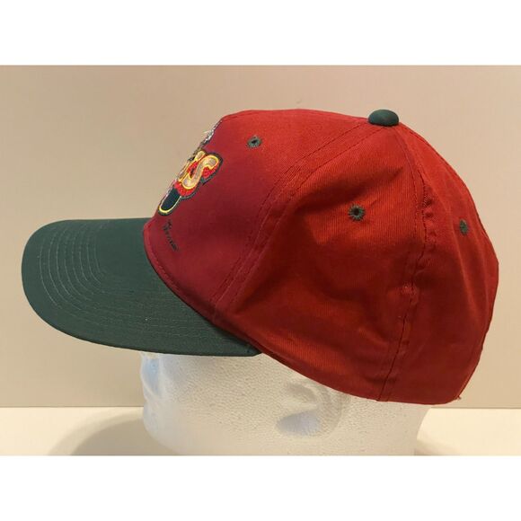 Vtg Sports Specialties Seattle Supersonics Sonics Snap Back Hat Red Green EUC - Picture 3 of 8